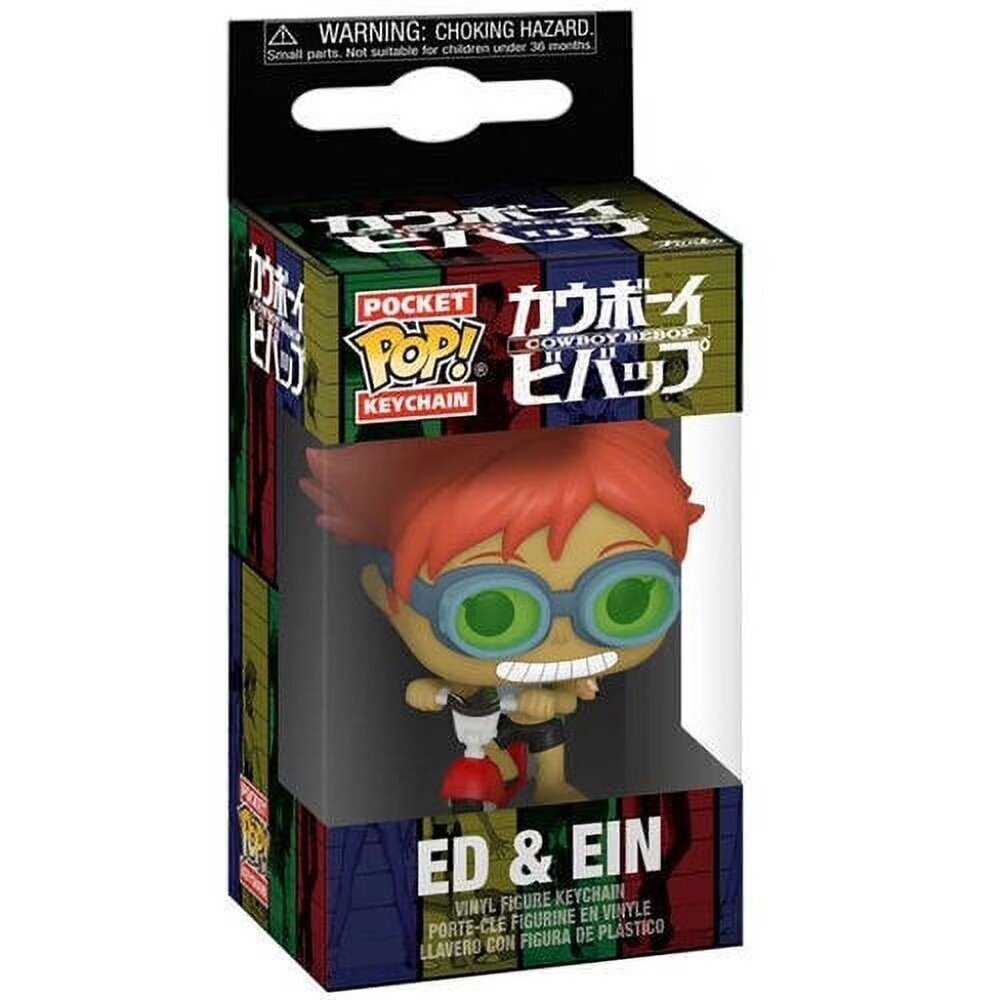 Funko Pocket Pop! Keychain Cowboy Bebop Edward on Scooter w/ Ein